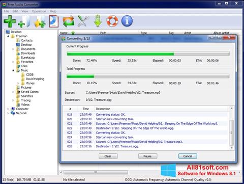 Screenshot Free Audio Converter per Windows 8.1