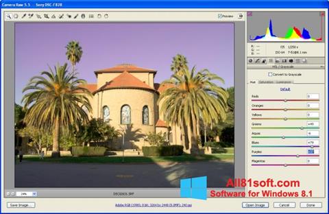 Screenshot Adobe Camera Raw per Windows 8.1