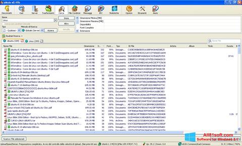 Screenshot eMule per Windows 8.1