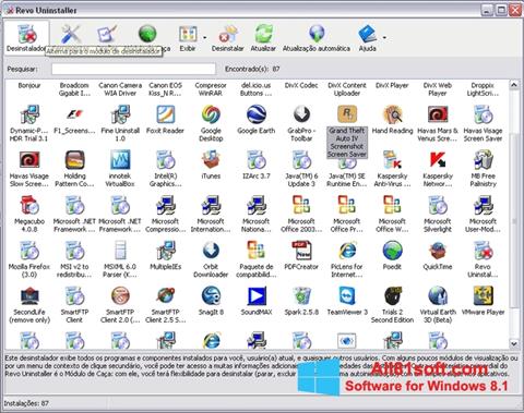 Screenshot Revo Uninstaller per Windows 8.1