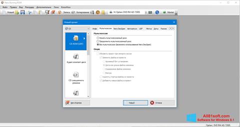 Screenshot Nero per Windows 8.1