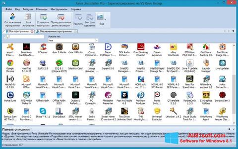 Screenshot Revo Uninstaller Pro per Windows 8.1