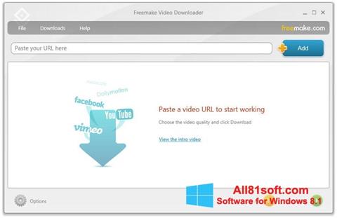 Screenshot Freemake Video Downloader per Windows 8.1