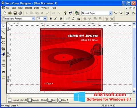 Screenshot Nero Cover Designer per Windows 8.1