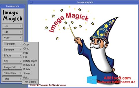 Screenshot ImageMagick per Windows 8.1